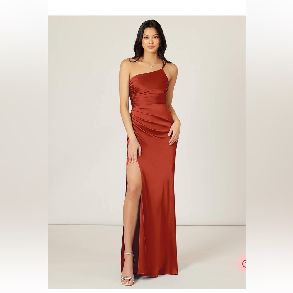 Azazie bridesmaid or special event dress in Rust!
